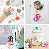 Mocoosy 182 Pcs Alphabet Resin Moulds Kit Letters Keychain Jewelry DIY view 7