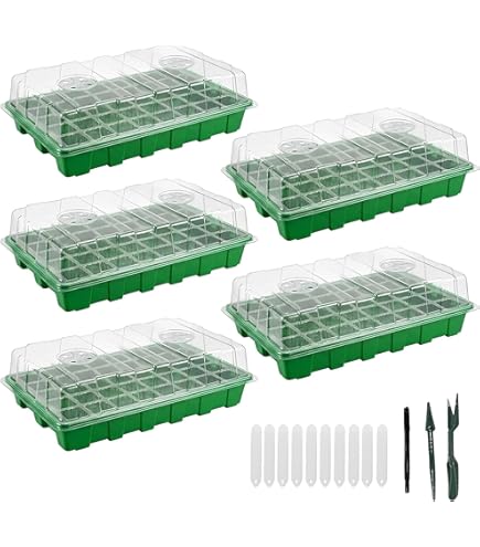 Amazon.com : Gardzen 5-Pack Seed Starter Kits, Reusable Plant