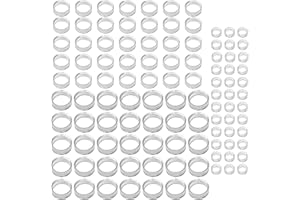 TERDEWE 105 PCS (3 Sizes each 35) Sphere Stand,Clear Mini Ball Stand,Round Display Stands for Baseball, Crystal Ball, Golf Ball, Softball, Tennis Ball, Marbles, Spheres, Collections.3 Sizes Large,Medium,Small