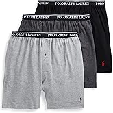POLO RALPH LAUREN Underwear Boxers Pack, 3-Pack, Classic Fit Cotton Knit Boxer, 100% Cotton Moisture Wicking Boxers