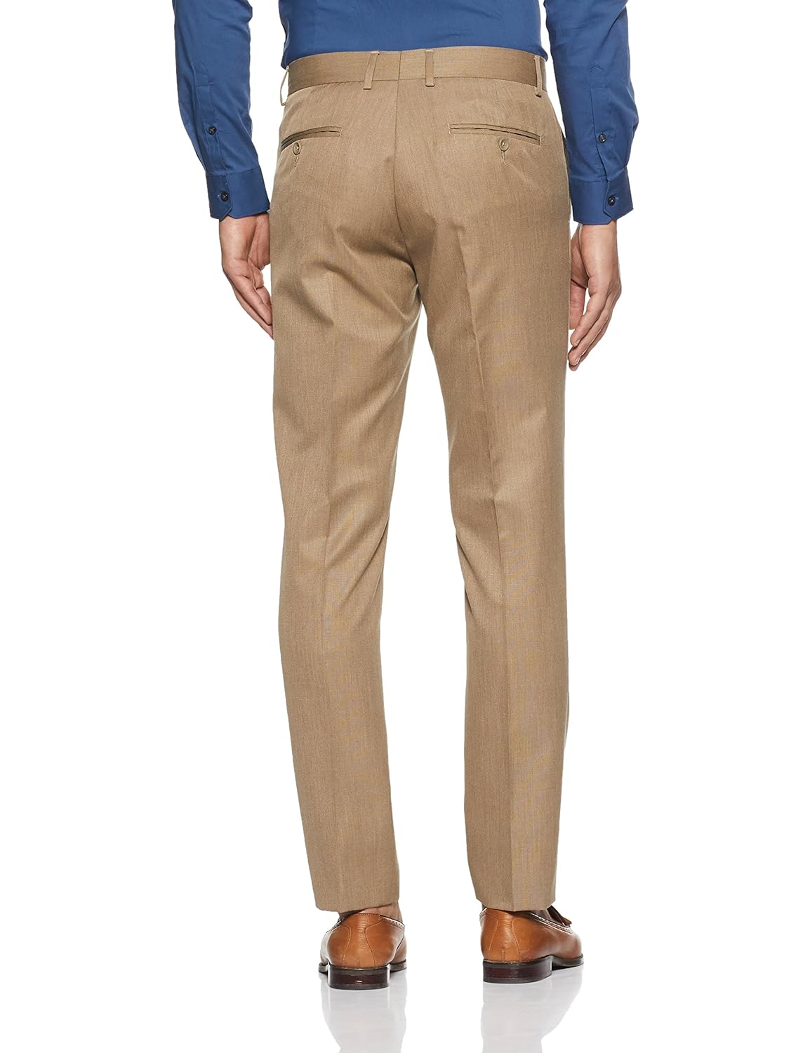 john players men's slim fit formal trousers