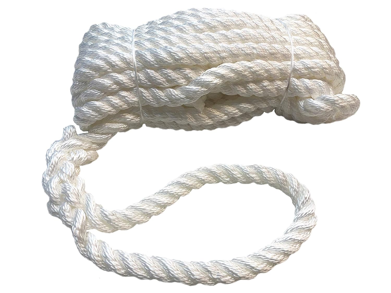 Pindex Bootsseil 12mm X 30m Ankerleine Polypropylenseil Dreisträngiges