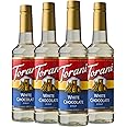 Torani White Chocolate Flavored Drink Syrup, 25.4 fl oz (Pack of 4)