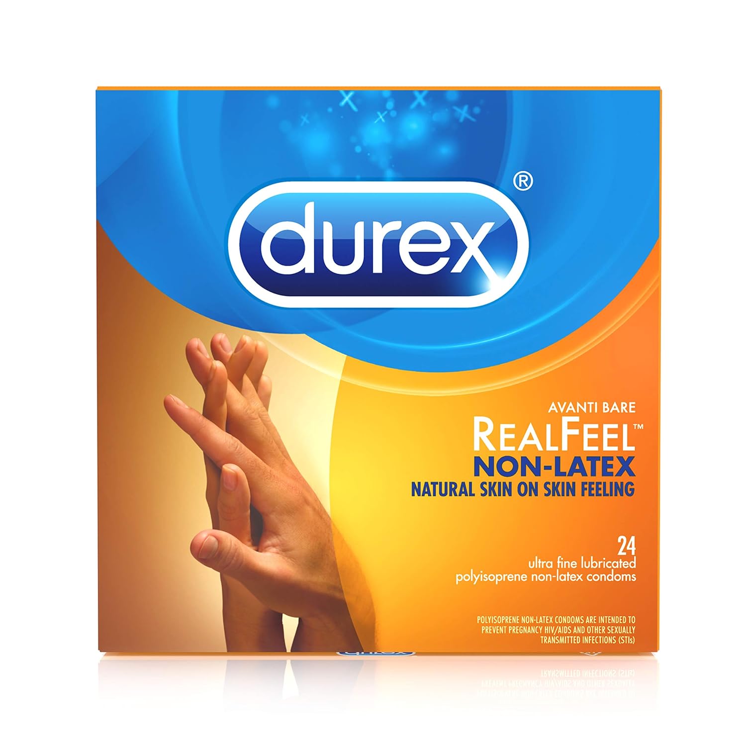 Buy Durex Avanti Bare Real Feel Polyisoprene Non Latex Lubricated
