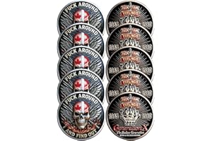 “F.A.F.O.” Challenge Coin – Stay Ready, Always ,Fuck Around and Find Out Coin,Fuck Your Feelings,Generation X Token,Ideal Bol