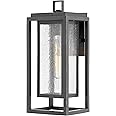 Hinkley Republic 1004OZ Medium Outdoor Wall Mount Lantern, Transitional/Modern, Double Frame Design, Coastal Elements, Oil Ru