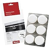 Miele Descaling Tablets for Coffee Machines, Steam Ovens, FashionMaster, Ovens and Cookers, Pack of 6