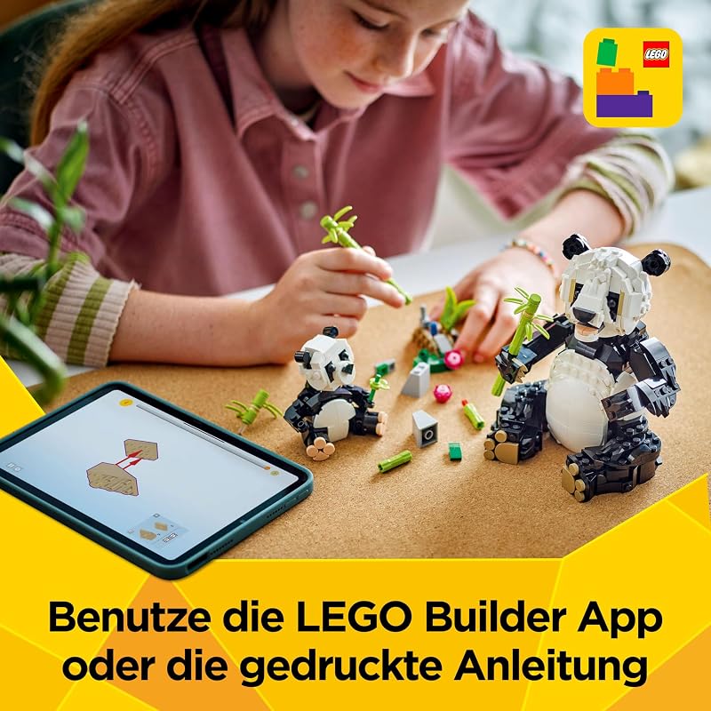 Creator 3in1 Wilde Tiere: Pandafamilie 31165