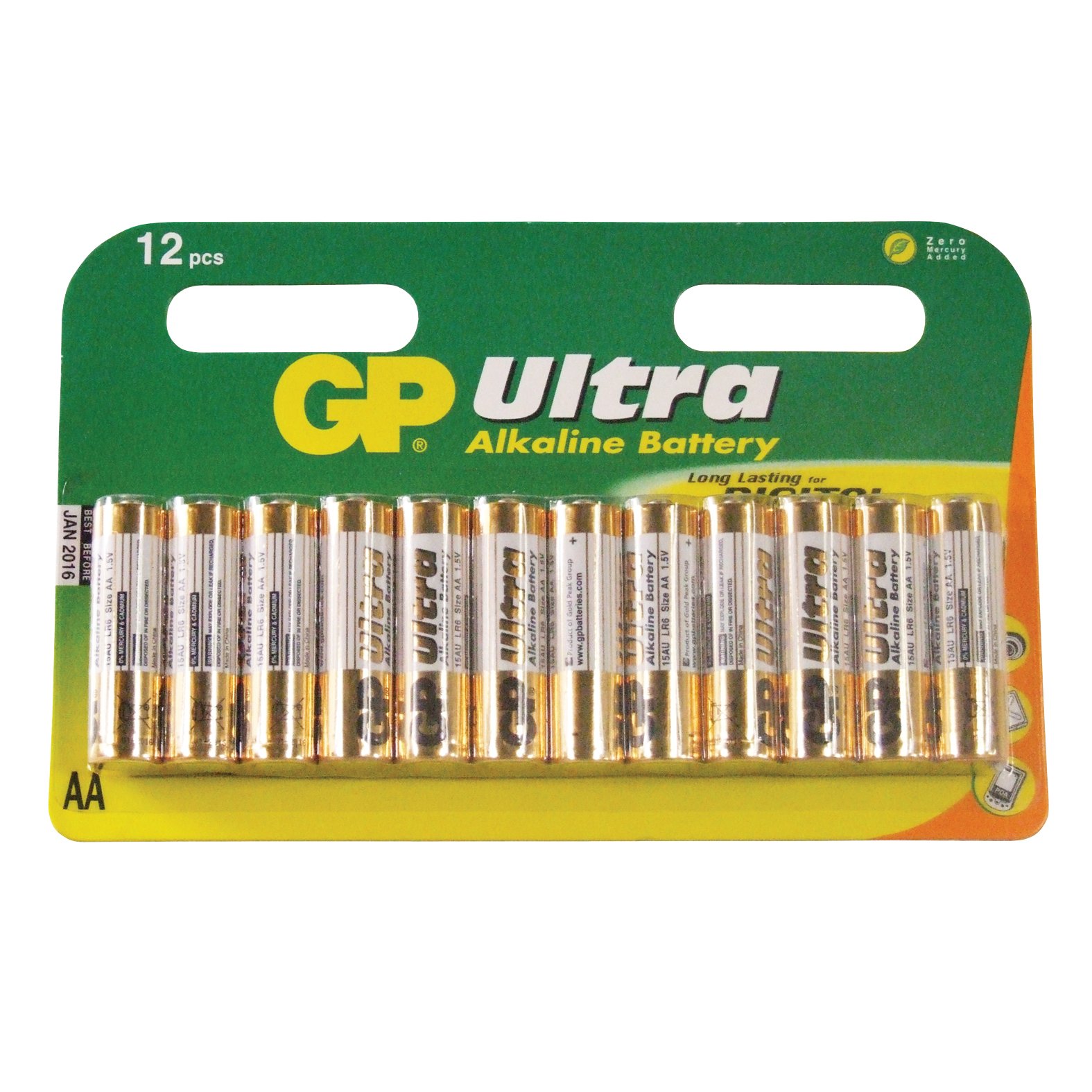 8+4 x GP Ultra AA Batteries