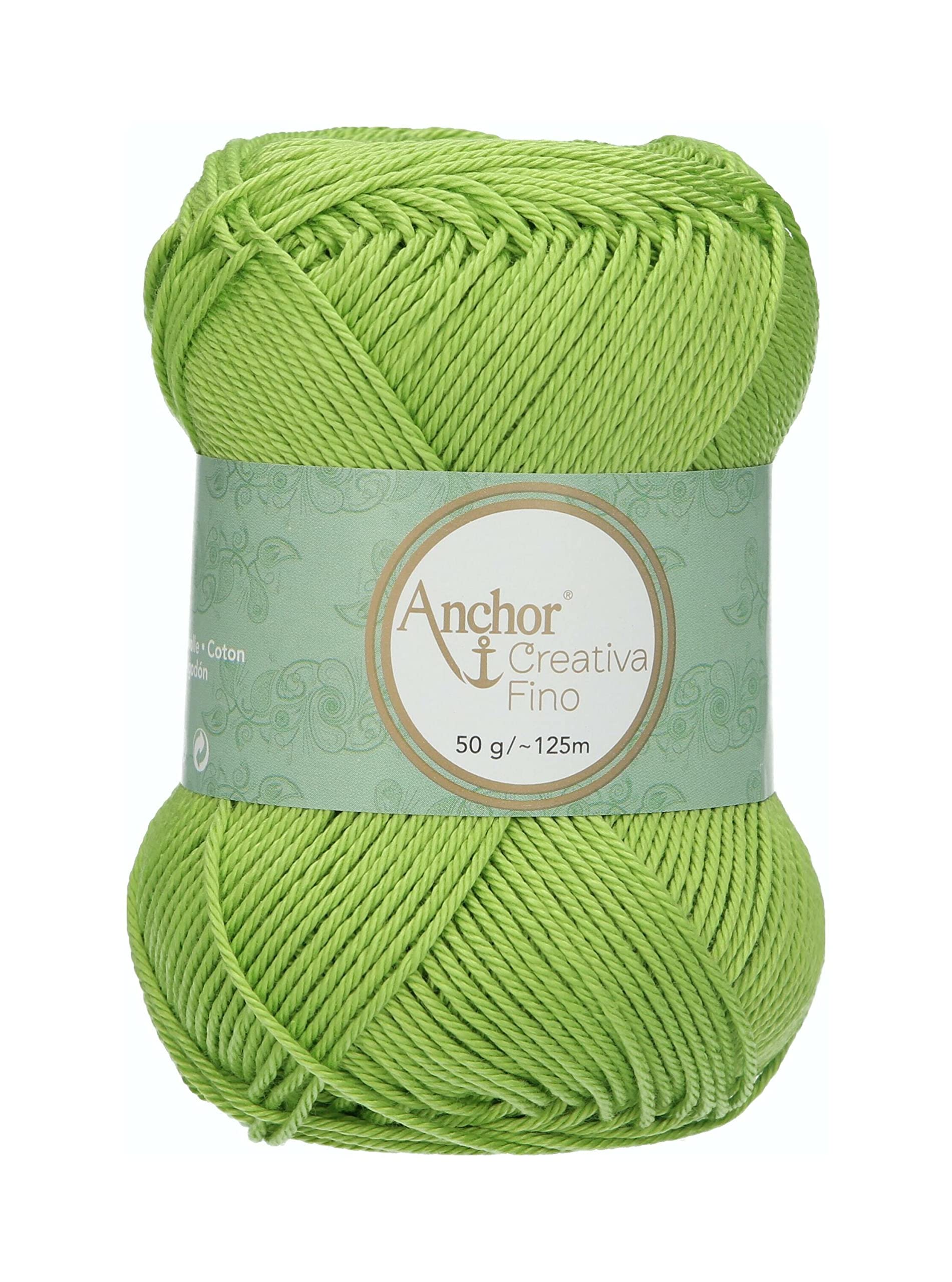Anchor 4620004-00418 Crochet Yarn, 100% Cotton, 418, Thickness 4, 125 m, 53 g