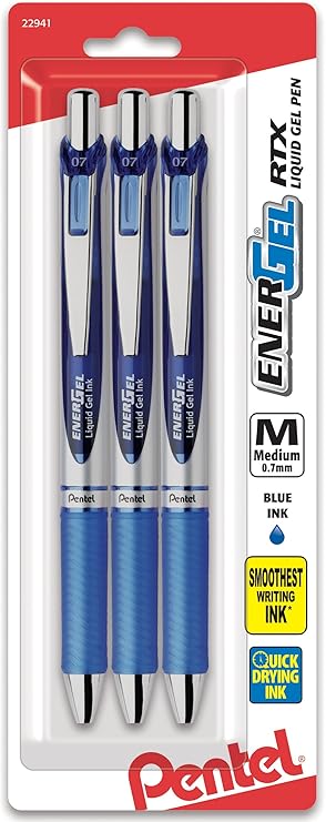 Pentel EnerGel Deluxe RTX Gel Ink Pens 