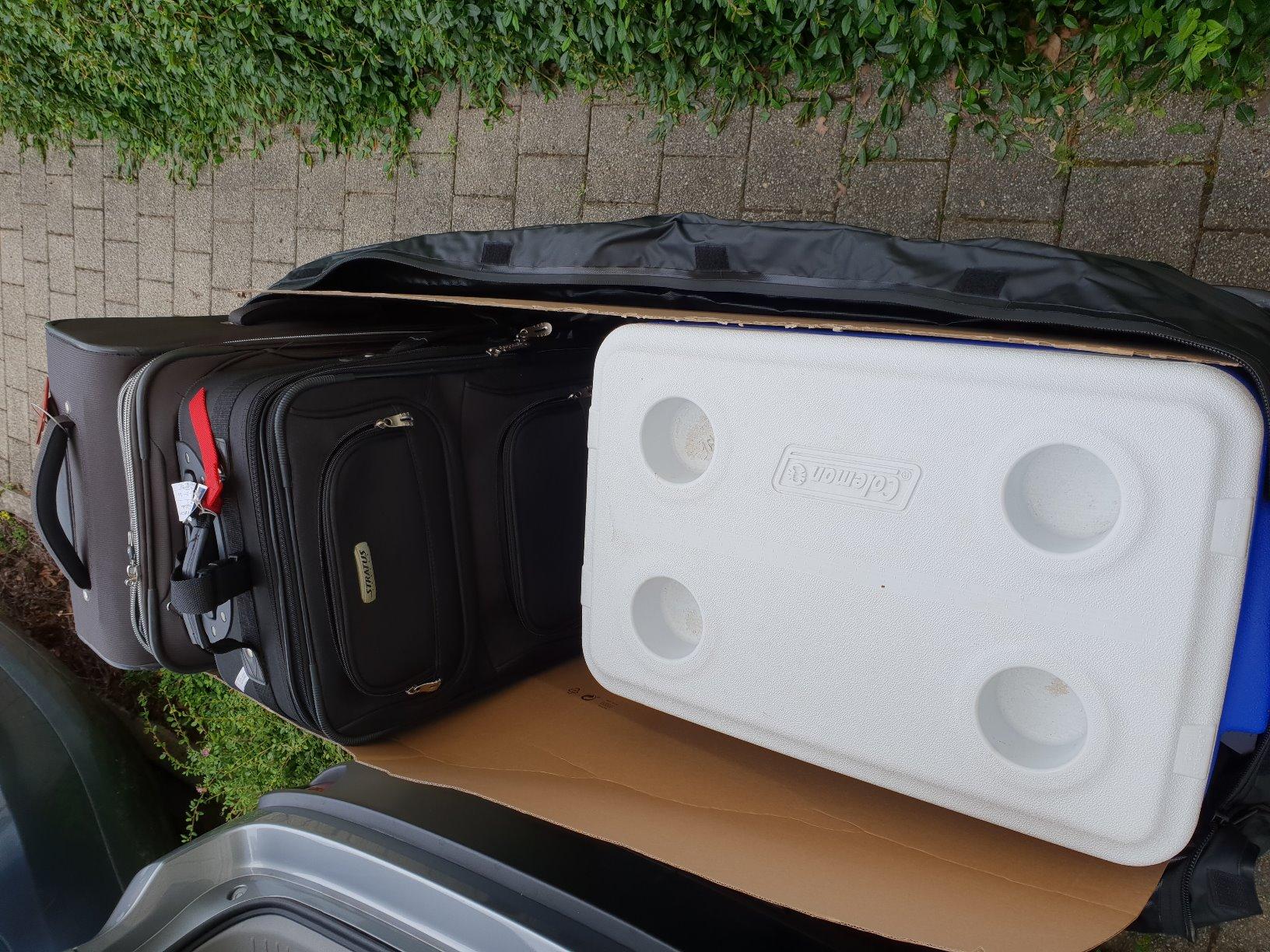 9/mo Finance Amazon Basics Rooftop Cargo Carrier Bag, Black, 15 Cubic Feet Buy Now, Pay Later