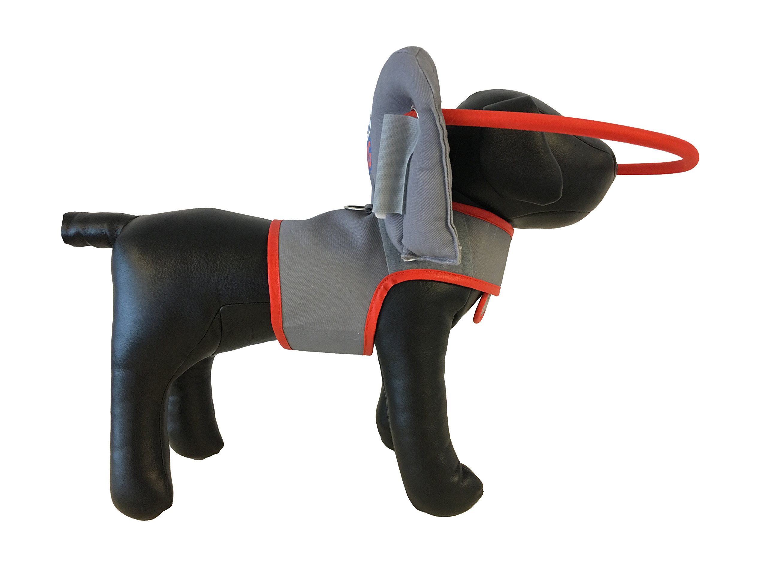 Muffin's Halo Guide, 2X-Large, Durable Safeguard For Blind Dog's Head, Nose, Face And Shoulders From Bumping Into Hard Surfaces