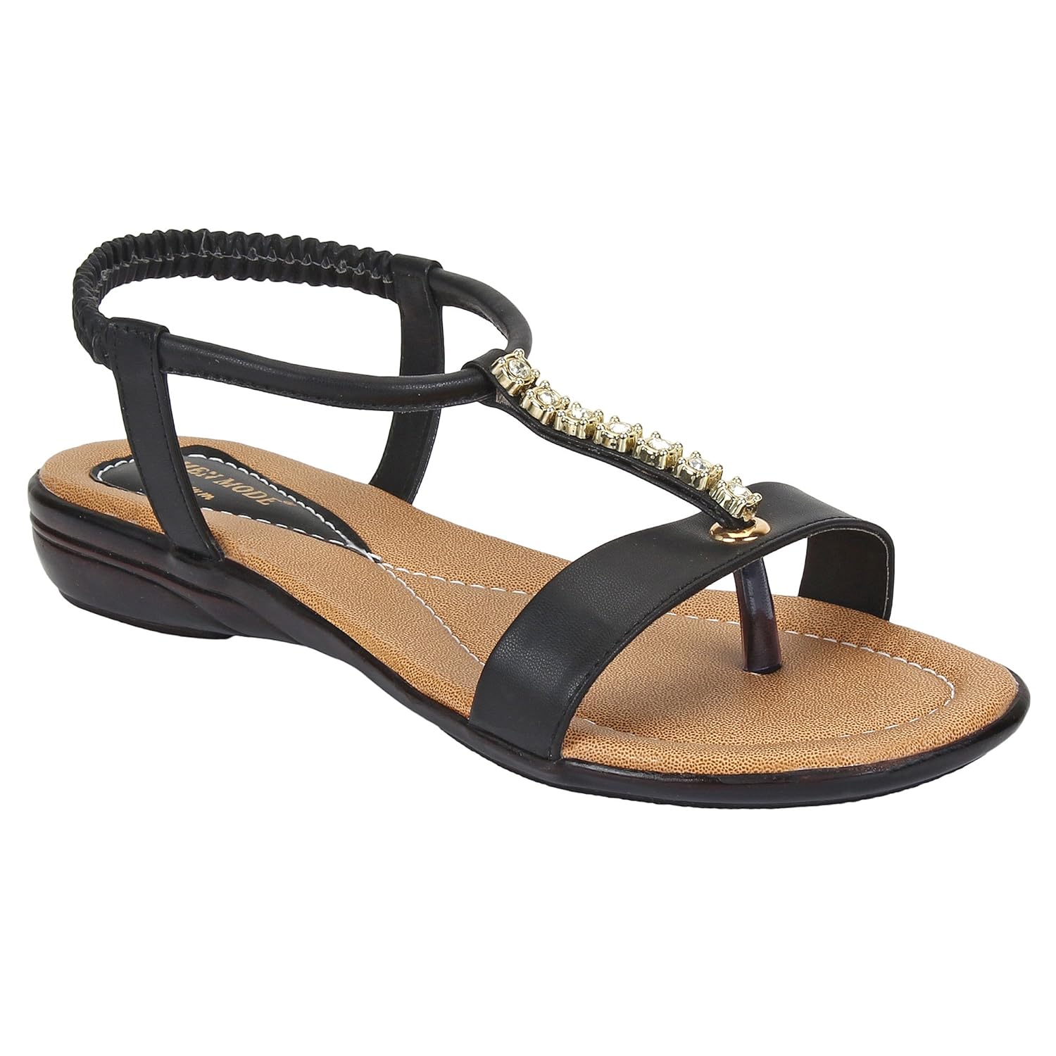 damen mode women diamond studded flat fashion sandals