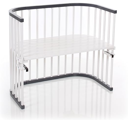 white metal cot