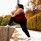 KARM Knee Support 4XL 5XL 6XL Plus Size Brace for Obese Men Women Black view 8