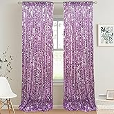9x9FT Big Sequin Purple Backdrop Curtains, Sequin Photo Backdrop Payette Backdrop Curtain Panels, Shimmer Fabric Photography Backdrop for Wedding Party Christmas Decoration