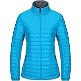 Little Donkey Andy Women's Puffer Jacket, Lightweight Warm Hiking Jacket with Post-Consumer Synthetic Insulation