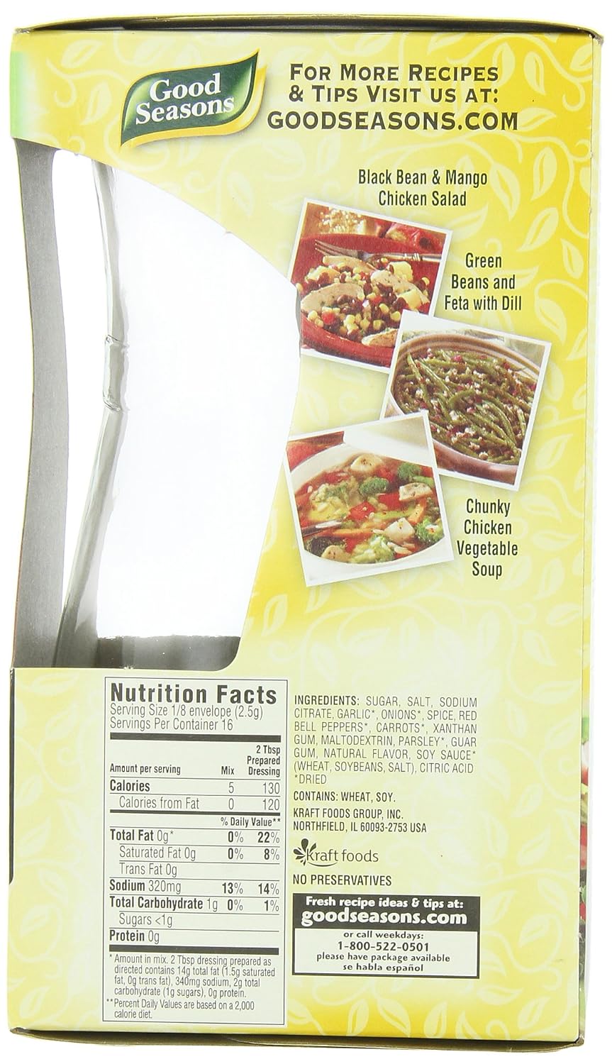 Good Seasons Salad Dressing Recipe Kit Cruet With 2 Count Italian Dressing Mix Pack Of 2