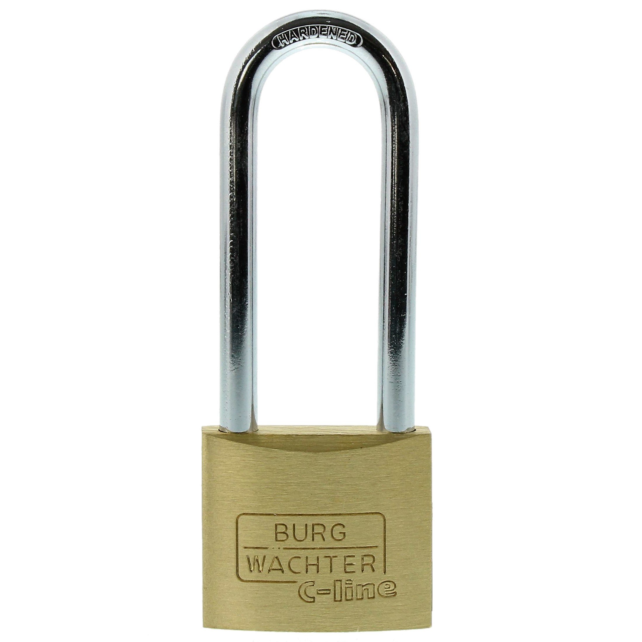 Burg-Wächter C-Line 222 HB 30 45SB Padlock Brass 5 mm Shackle Thickness