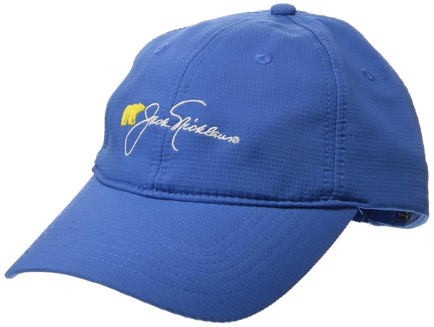 Jack Nicklaus Men's Performance Golf Hat, Bear with Script Navy, One Size Amazon.co.uk Clothing