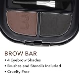 W7 Brow Bar Eyebrow Stencil Kit Shape Define Brows Professional Makeup Tool view 3