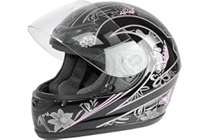 TCMT DOT Flip up Full Face Street Dirt Bike ATV Off-Road Motorcycle Motocross Helmet with Open Face Sun Shield