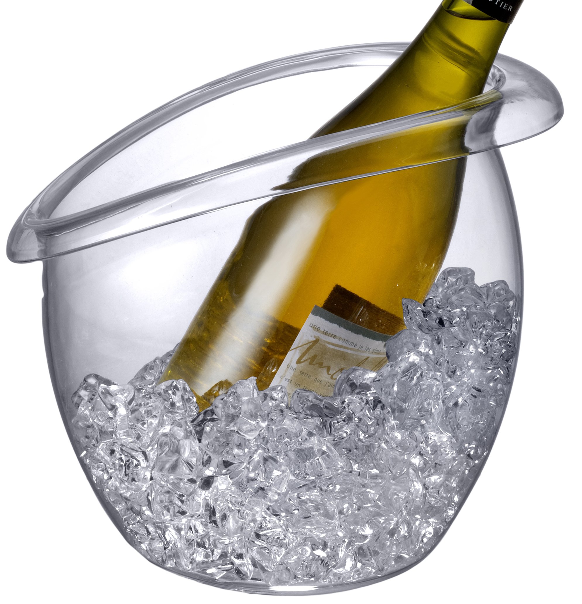 Prodyne BW-88 Bubble Wine Bucket, Acrylic, Clear