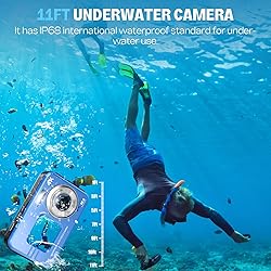 Underwater Camera, UHD 4K 48MP Autofocus Waterproof