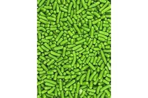 BLUE FOX BAKING Green Sprinkles for Baking Cakes, Cupcakes, Cookie Decorations, Ice Cream and Donut Toppings Edible Decorating Baking Supplies - 4 oz package (Green)
