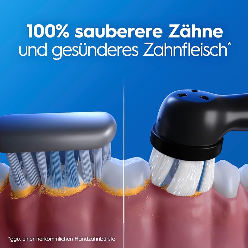 iO Series 3 Elektrische Zahnbürste, Doppelpack, Schwarz/Rosa