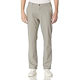 Isle Bay Linens Men's Linen Cotton Blend Breathable Waist Comfort Lightweight Dress Pants
