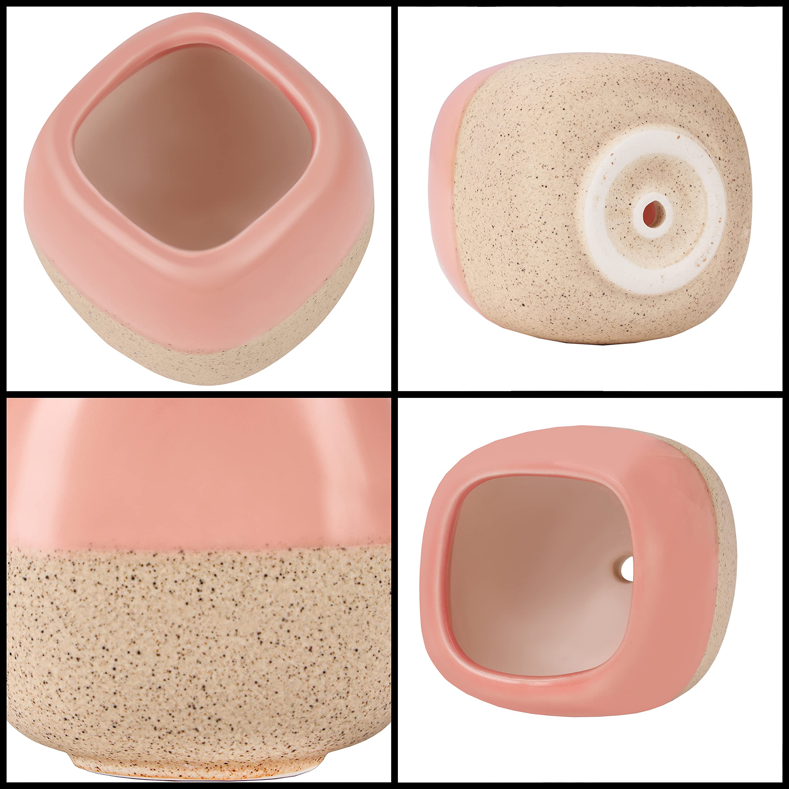 Vaso Per Piante A Forma Di Labbra Rosa – Ceramica Per Piante Grasse, Uso Interno/esterno