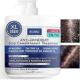 Anti Dandruff Deep Conditioner with Tea Tree Oil & Salicylic Acid | Anti-Fungal Relief | Dandruff Treatment For Itchy Scalp and Folliculitis | Scalp Treatment Which Promotes Healthy Hair Growth
