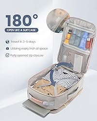 LOVEVOOK Carry on Backpack, 50L Travel Backpack