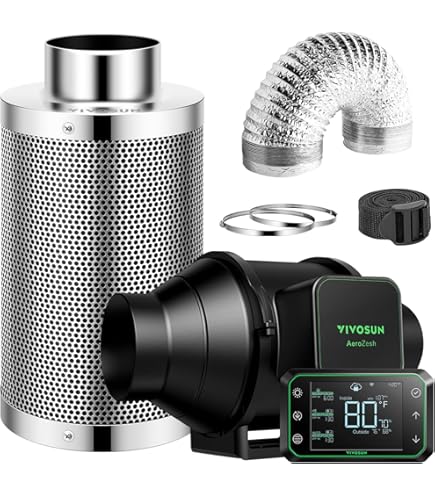 Ventilatore Tubolare Hon&Guan 100 Mm - 221 M³/h, Regolabile, Per Bagno, Cantina, Cucina - Foto 8