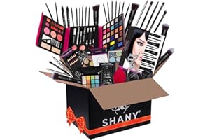 SHANY Cosmetics SHANY Gift Surprise- AMAZON EXCLUSIVE - All in One Makeup Bundle - COLORS & SELECTION VARY MULTI-COLORED, Unscented