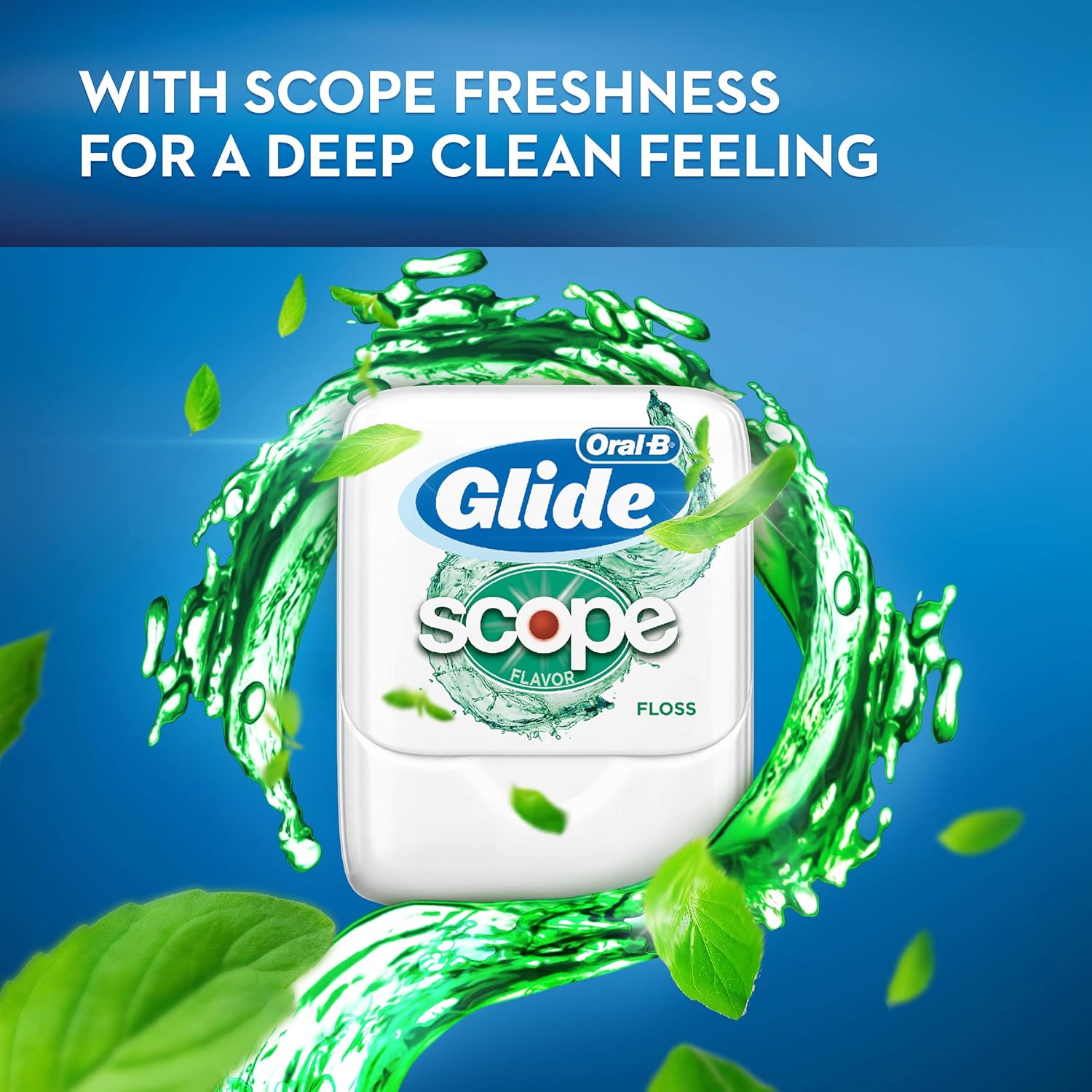 Glide Oral-B Dental Floss, Scope Flavor, 40m (Pack of 6) : Beauty