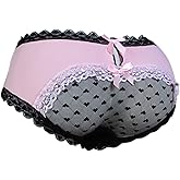 aishani Sissy Pouch Panties Men's Hipster Lace Bikini Briefs Lingerie Underwear