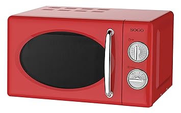 SOGO SS-890-R - Microondas Estilo Retro, Microondas Vintage con ...