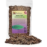 GARDENERA Money Tree Potting Soil Mix for Planting or Repotting Guiana Chestnut, Soil Blended to Properly Grow Money Tree Plants (4 Quart Bag)