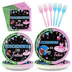 96 Pcs Football Gender Reveal Party Supplies
