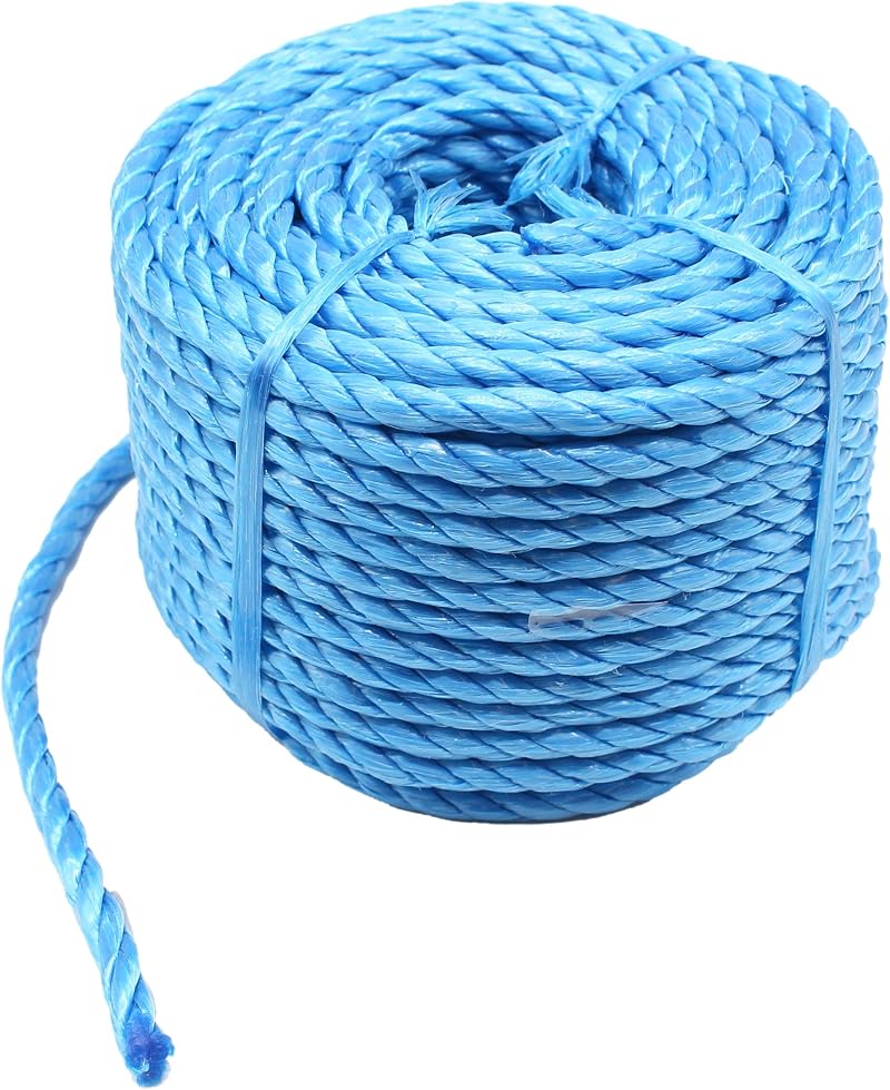 EAI Blue Polypropylene Rope 6mm x 30 Meter General Purpose Tie Cord