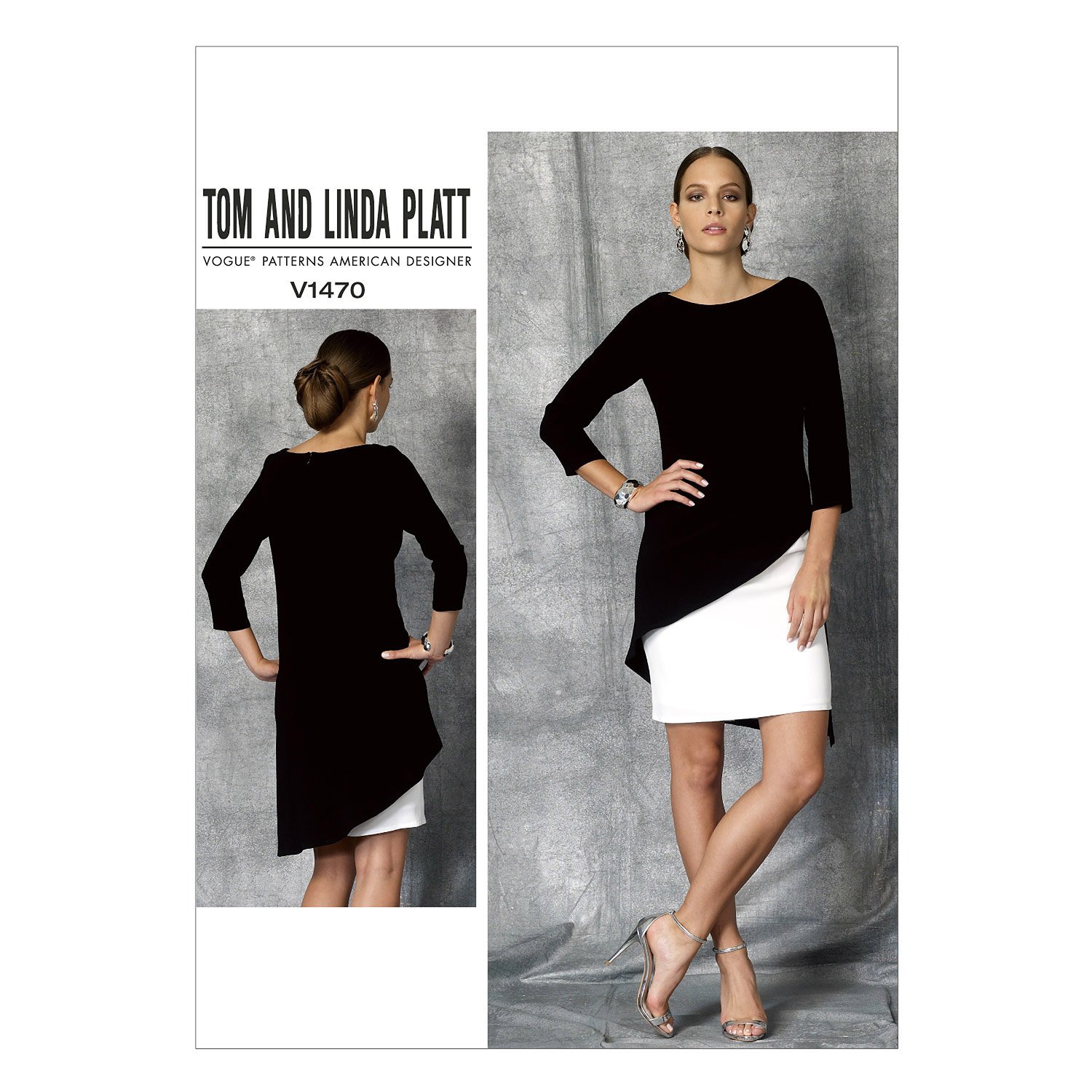 Vogue Patterns 1470, Misses Dress,Sizes 6-14, satin, Multicolor, A5 (6-8-10-12-14)