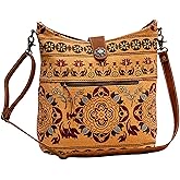 Myra Bag Western Leather Shoulder Bag for Women - Crossbody Bag Beldum