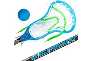 Franklin Sports Kids Mini Lacrosse Stick + Ball Set - Venom Youth Plastic Lacrosse Stick for Beginners - Perfect Set for Kids + Toddlers