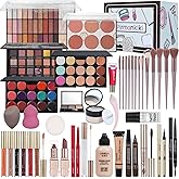 All in One Makeup Kit for Women Full Kit, Makeup Gift Set for Girls & Teen, Travel Makeup Set, Professional Makeup Kit Includes Kit Eyeshadow Lipstick Brow Pencil Eyeliner Brush Set (set1)