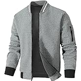 SAVKOOV Mens Lightweight Jacket Casual Bomber Jacket Varsity Coat