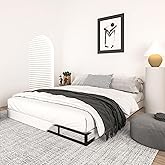 Qingzhou 5 Inch Box Spring for Queen Bed, Heavy Duty Metal Mattress Foundation, 3000 lbs Capacity, Low Profile Bed Base, Noise-Free, Easy Assembly, Fabric Cover