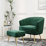 Andeworld Velvet Accent Chair with